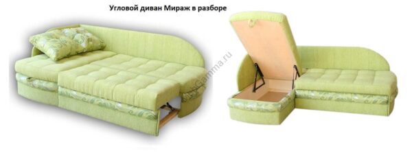 Угловой диван Мираж