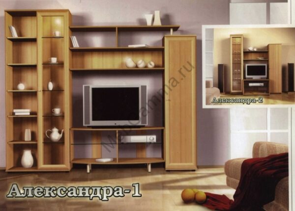 Стенка мебельная Александра-1 МДФ